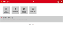 Tablet Screenshot of flaga.at